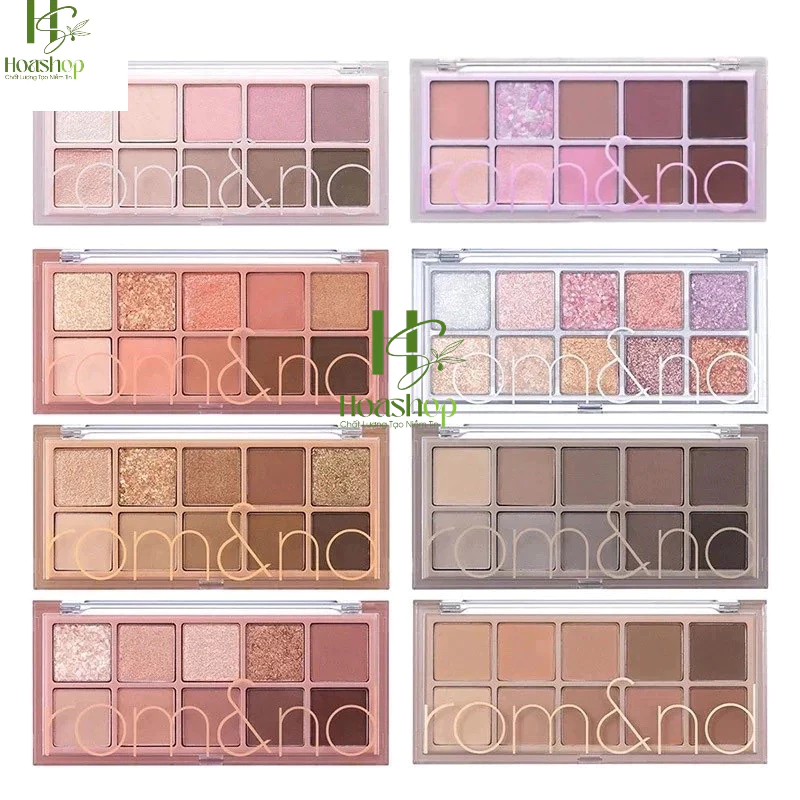 Bảng Phấn Mắt 10 Ô Siêu Lấp Lánh Romand Better Than Eye Palette