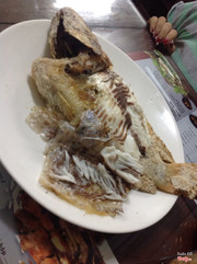 Cá diêu hồng nướng muối