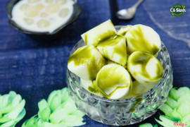 Sữa chua tr&#226;n ch&#226;u matcha