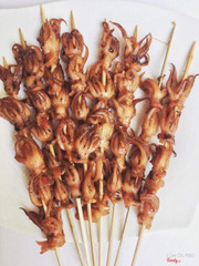 bạch tuộc baby xiên