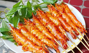 tôm nướng muối ớt