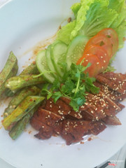 bò sốt dầu vừng