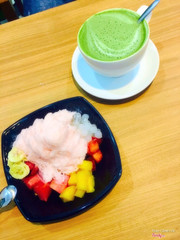 Matcha lotte ❤️ - kem kem kem 🍧 - Greecy 👌