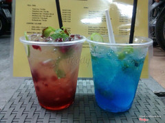 Soda Raspberry & Deep Blue