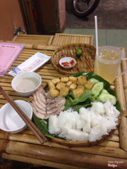 Bún đậu thịt 32k