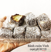 Bánh Lamington cốt vani 35k/6c