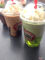 Freeze matcha và caramel