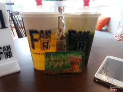 FAM special tea milk foam - FAM matcha tea milk foam