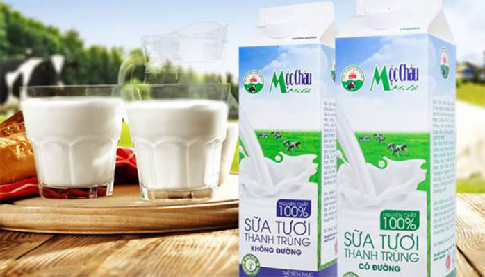 Mộc Châu Milk - Thảo Nguyên Xanh - Sữa Mát Lành - Hàng Bún