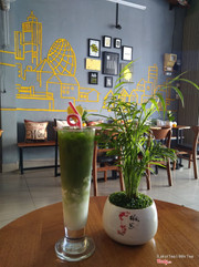 matcha latte dừa 30k