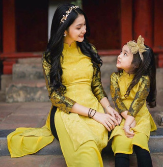 [ĐN] 6 shop áo dài cách tân dành cho mẹ đẹp bé xinh đón tết sum vầy 