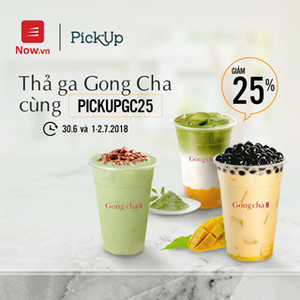 Pick Up ngay kẻo lỡ trà sữa đình đám nhất Sài Gòn giảm liền 25%