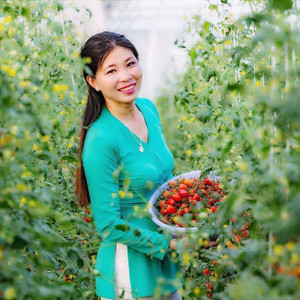 Tham quan free VƯỜN RAU TRÁI SIÊU SẠCH tẹt ga tung hình sống ảo
