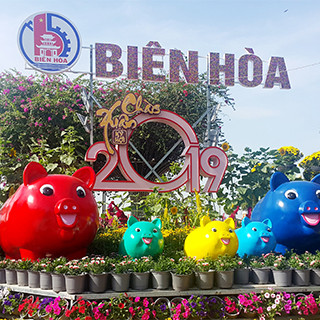 Chính thức khai mạc ĐƯỜNG HOA XUÂN BIÊN HÒA mừng năm Kỷ Hợi