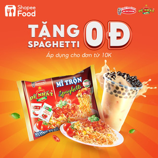 ƯU ĐÃI CỰC HỜI, TẶNG SPAGHETTI 0Đ KHI ĐẶT SHOPEEFOODI