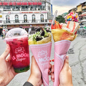 Khỏi book vé đi Pháp CREPE CUỘN ĐỦ VỊ NGỌT MẶN đã nhập cảnh Hà Nội
