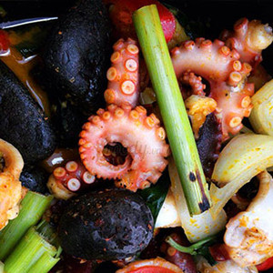 (HCM) Bạch tuộc xông khói có 1 không 2 siêu tươi ngon