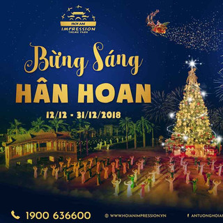 “Bừng sáng hân hoan, đón Giáng sinh nhiệm màu” cùng ưu đãi cực HOT tại Công viên Ấn tượng Hội An