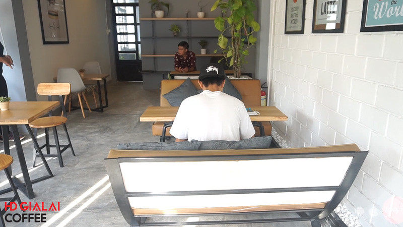 Không gian cà phê làm việc siêu đẹp