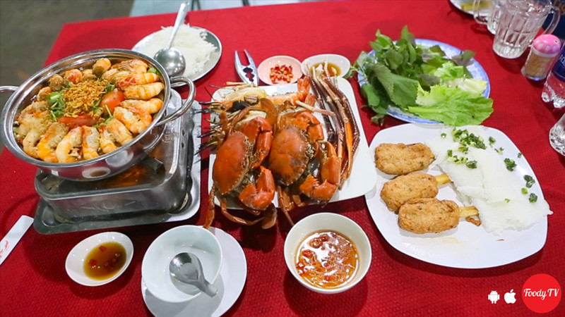 Menu Lẩu Tôm 5 Ri Biên Hòa