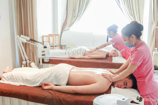 Nắm tay nhau đi "SPA TÌNH NHÂN LÀM ĐẸP TOÀN THÂN" cho body căng đét chơi Tết]