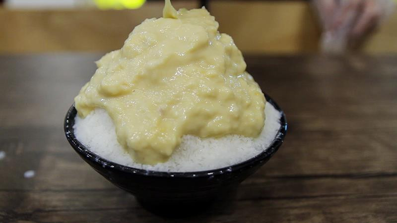 Vật vã cơn thèm "BINGSU SẦU RIÊNG" mềm thơm nức mũi