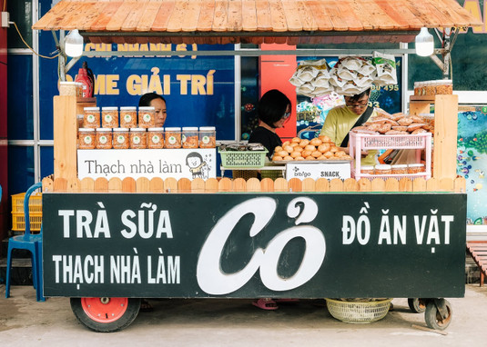 Gánh Hàng Rong Của Cỏ - Trà Sữa Ăn Vặt