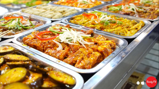 Ăn mệt nghỉ, nướng mỏi tay với "BUFFET BBQ 99K" quá trời món trên Hòa Khánh]