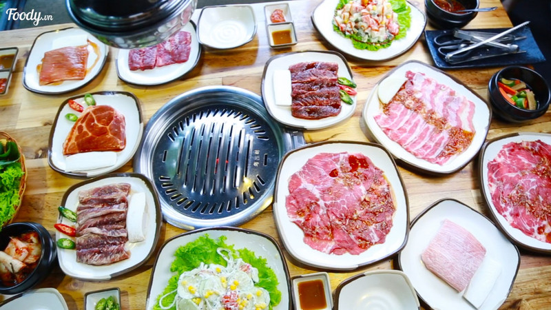 [Ăn lanh tanh bành “COMBO THỊT NƯỚNG HÀN QUỐC” no nứt bụng] 