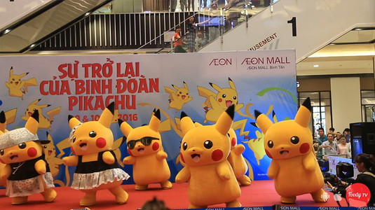 Quẩy cực xung cùng binh đoàn Pikachu siêu dễ thương