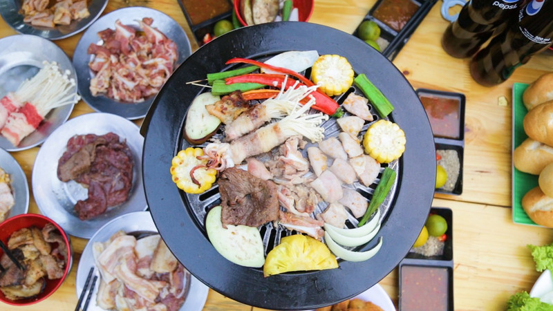 Vác bụng đi ăn "LẨU NƯỚNG THƠM NỨC CHỈ TẦM 80K" mới tinh khu Long Biên