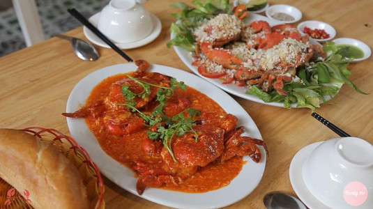 Cua rang muối - Cua sốt ớt