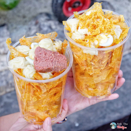 Nhai rào rạo cả buổi chiều "BÁNH TRÁNG SNACK PHÔ MAI GÀ XÉ" 20k/hộp