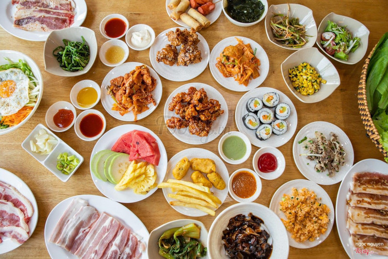 [Ấm lòng với BUFFET KIỂU HÀN 50 MÓN giá nhẹ tơn]