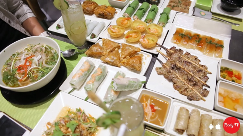 BUFFET CUỐN 30 MÓN" ăn thả dàn chỉ với 149k