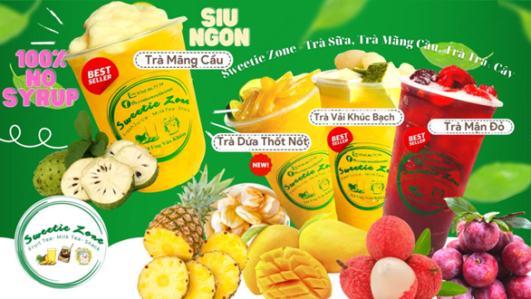 Sweetie Zone - Trà Sữa, Trà Mãng Cầu & Trà Xoài - Đặng Thuỳ Trâm