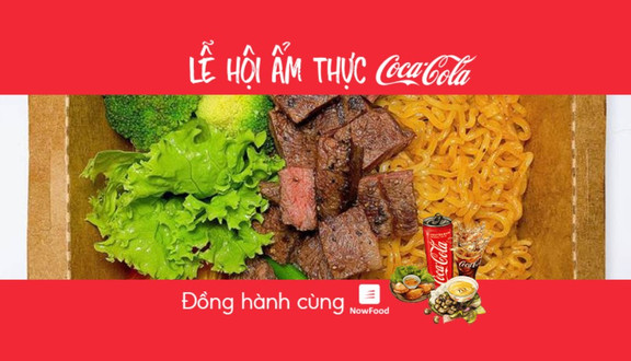 FoodFest - One Steak - Chuyên Bò Mỹ & Cá Hồi - Lò Siêu - Nowfood x Coca