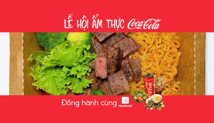 FoodFest - One Steak - Chuyên Bò Mỹ & Cá Hồi - Lò Siêu - Nowfood x Coca