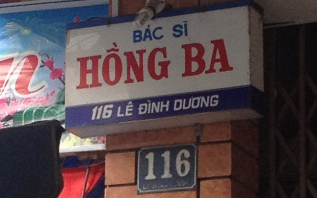 Phòng Khám Bác Sĩ Hồng Ba