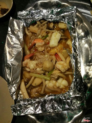 Nấm nướng gấy bạc. Rất ngon