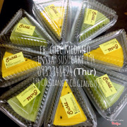 Cheesecake: •Trà xanh: •27k/ miếng •210/ ổ •Chanh dây: •27k/ miếng •210/ổ •Blueberry: •27k/ miếng •210/ổ •Mix: 210k/ổ            •Instagram: Susucake.194 •Facebook: Chic Meomeo •194 Cô Giang P.Cô Giang Q1 TPHCM  • 0933348424 (Thư) 