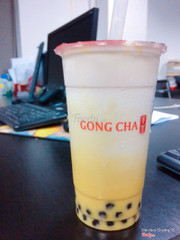 Mango milk tea