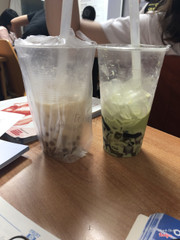 Best Milk Tea in Sai Gon. Its very cheap and so much topping. This Milk Tea Store is worth a visit to experience