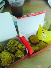 Happy chicken, cá nugget, phô mai que, milo, hambuger cá