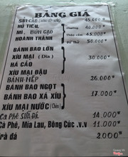 Menu mới 2016