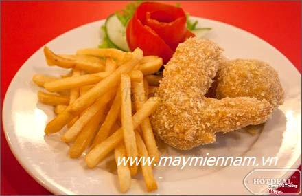 Gà Chiên Xù+ Khoai Tây