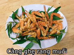 Càng ghẹ rang muối