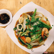 Hủ tiếu xào hải sản