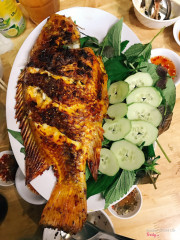 Cá diêu hồng nướng muối ớt