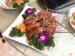 tôm hùm cháy tỏi